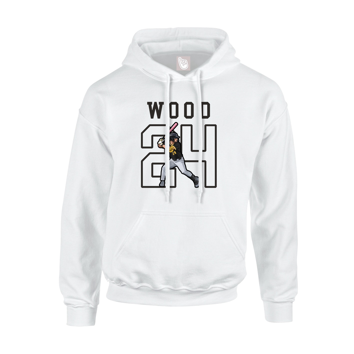 Youth Hoodie — Shirsey in White