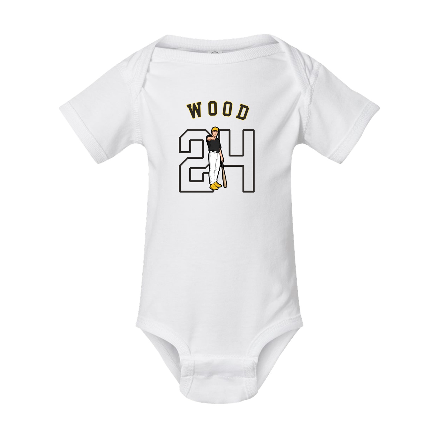 Baby Onesie — Shirsey Arch in White