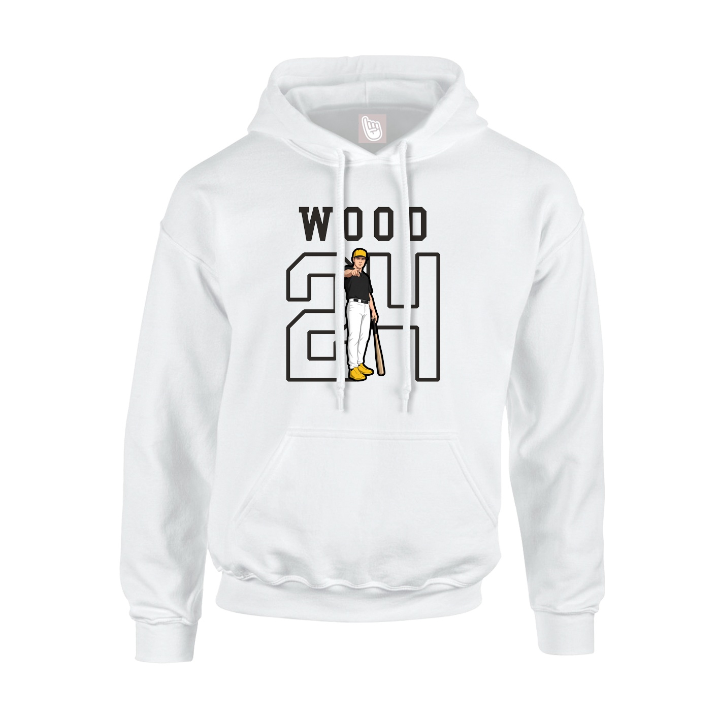 Youth Hoodie — Shirsey in White