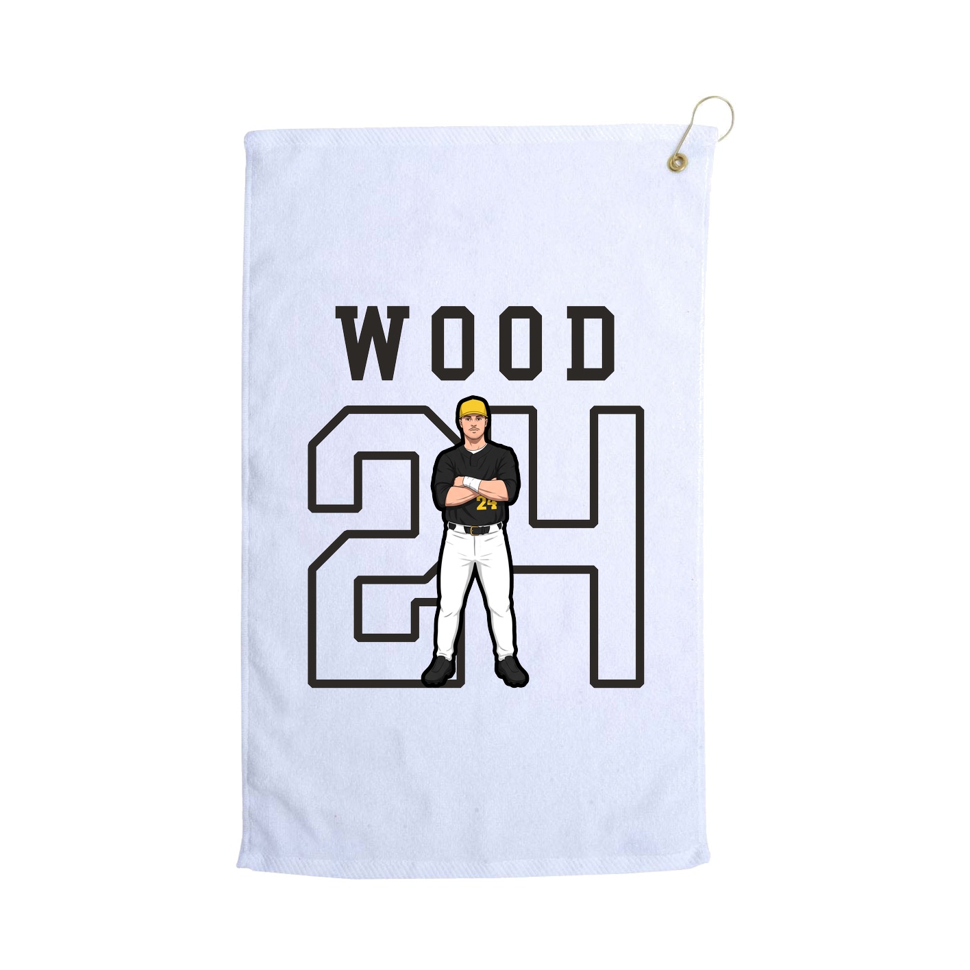 Golf Towel — Shirsey in White
