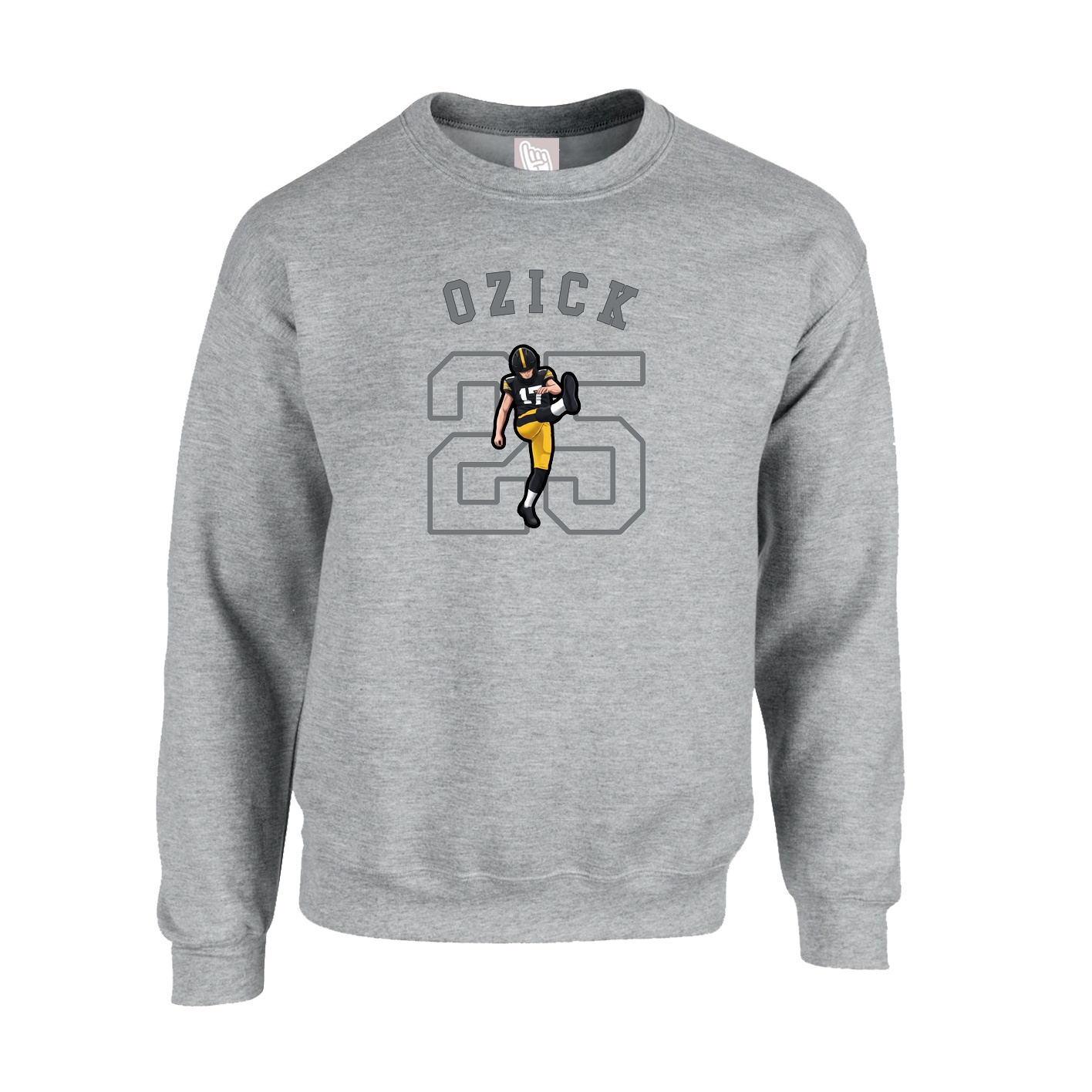 Fleece Crew — Shirsey Arch in Grey
