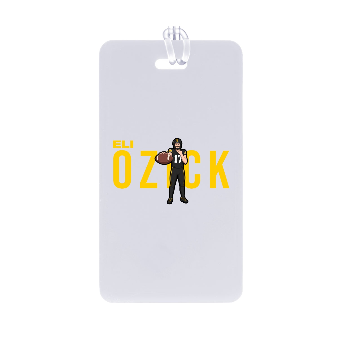 Bag Tag — Player Name in Classic
