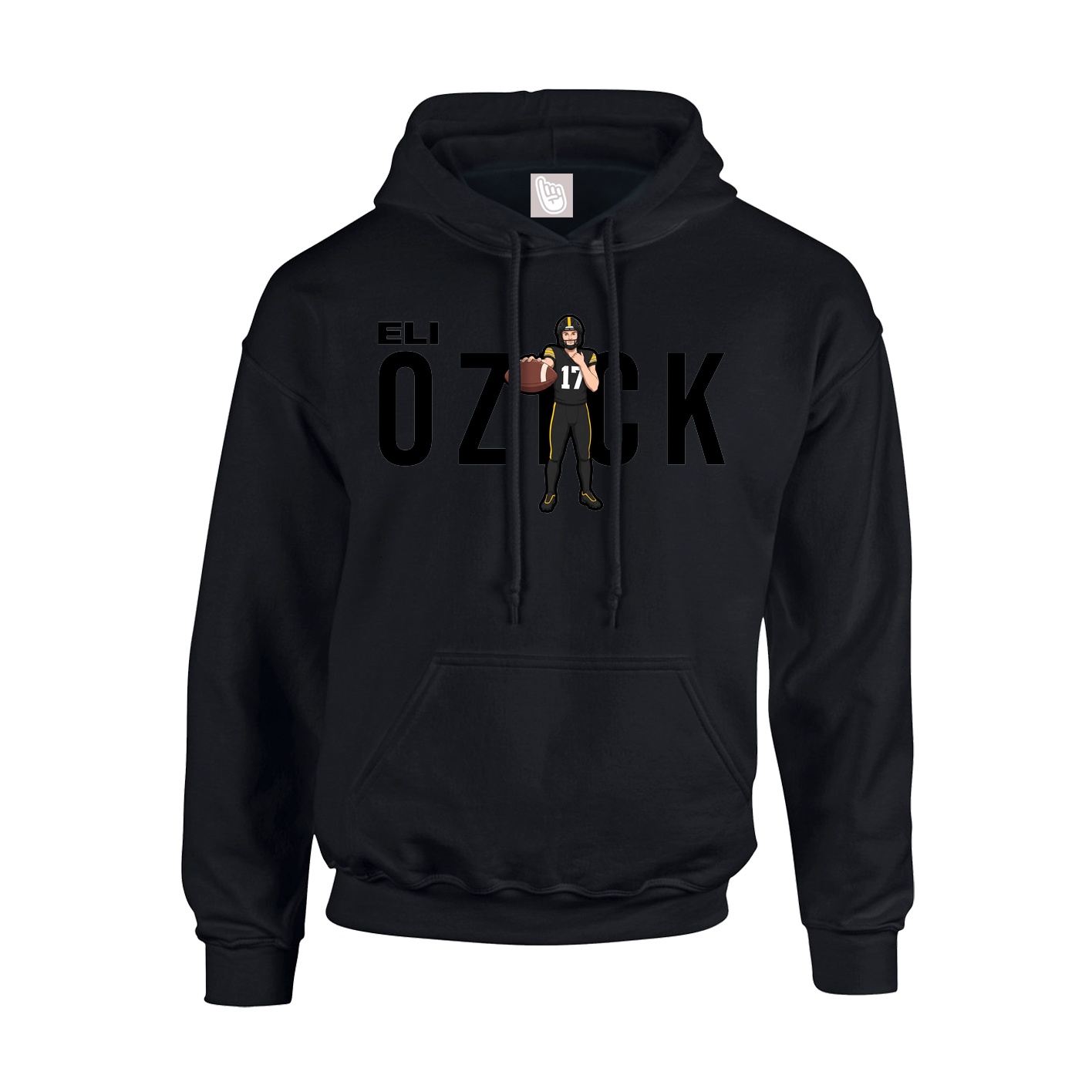 Hoodie — Player Name in Black