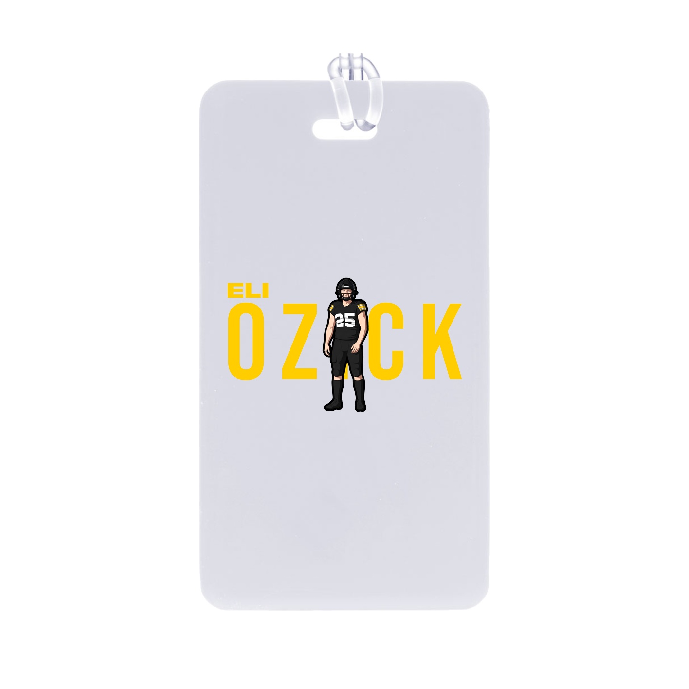 Bag Tag — Player Name in Classic