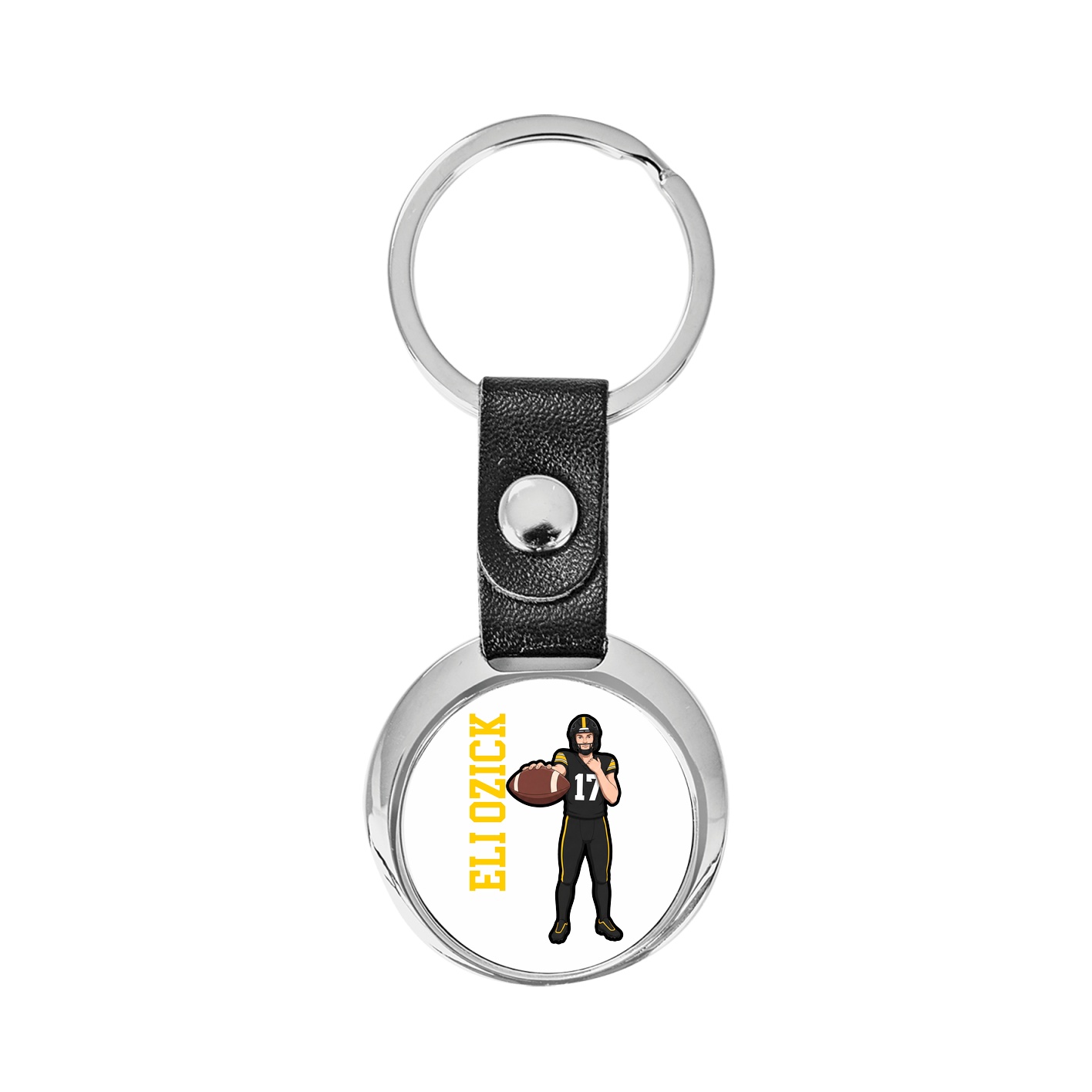 Key Chain — Name Vertical in Classic
