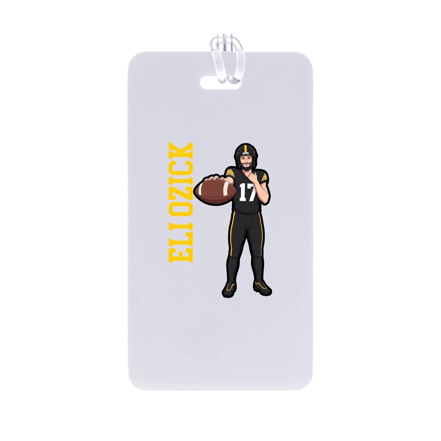 Bag Tag — Name Vertical in Classic