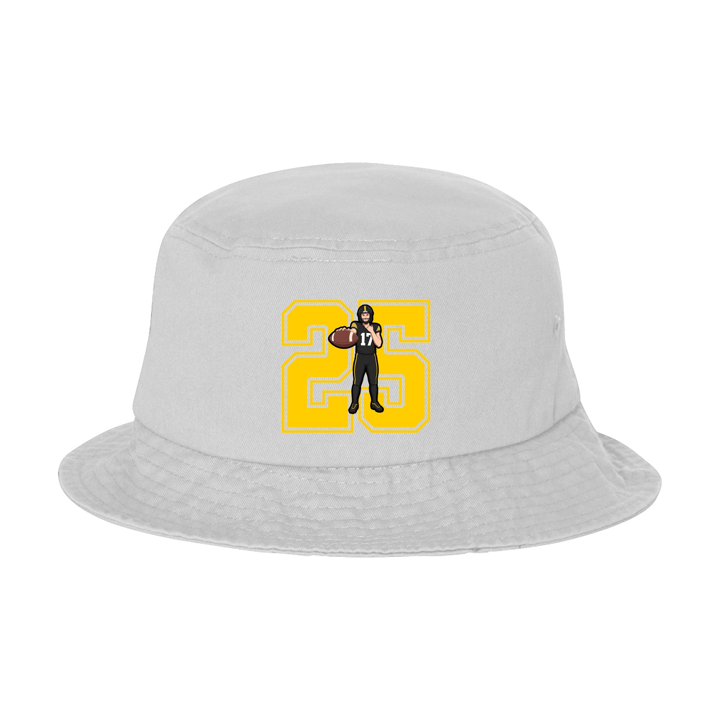 Bucket Cap — Number in White
