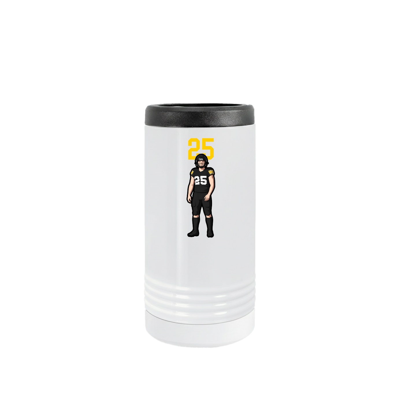 Slim Beverage Holder — Number Top in White