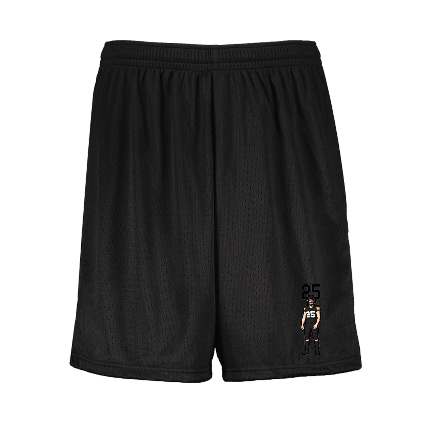 Shorts — Number Top in Black