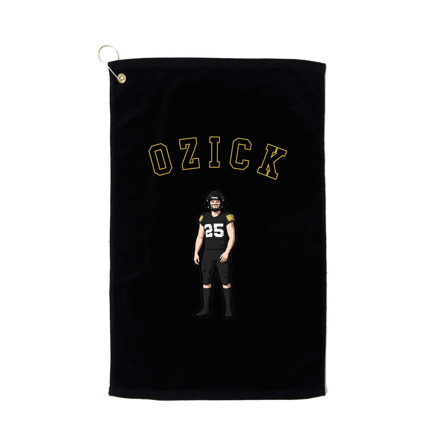 Golf Towel — Shirsey Arch in Black