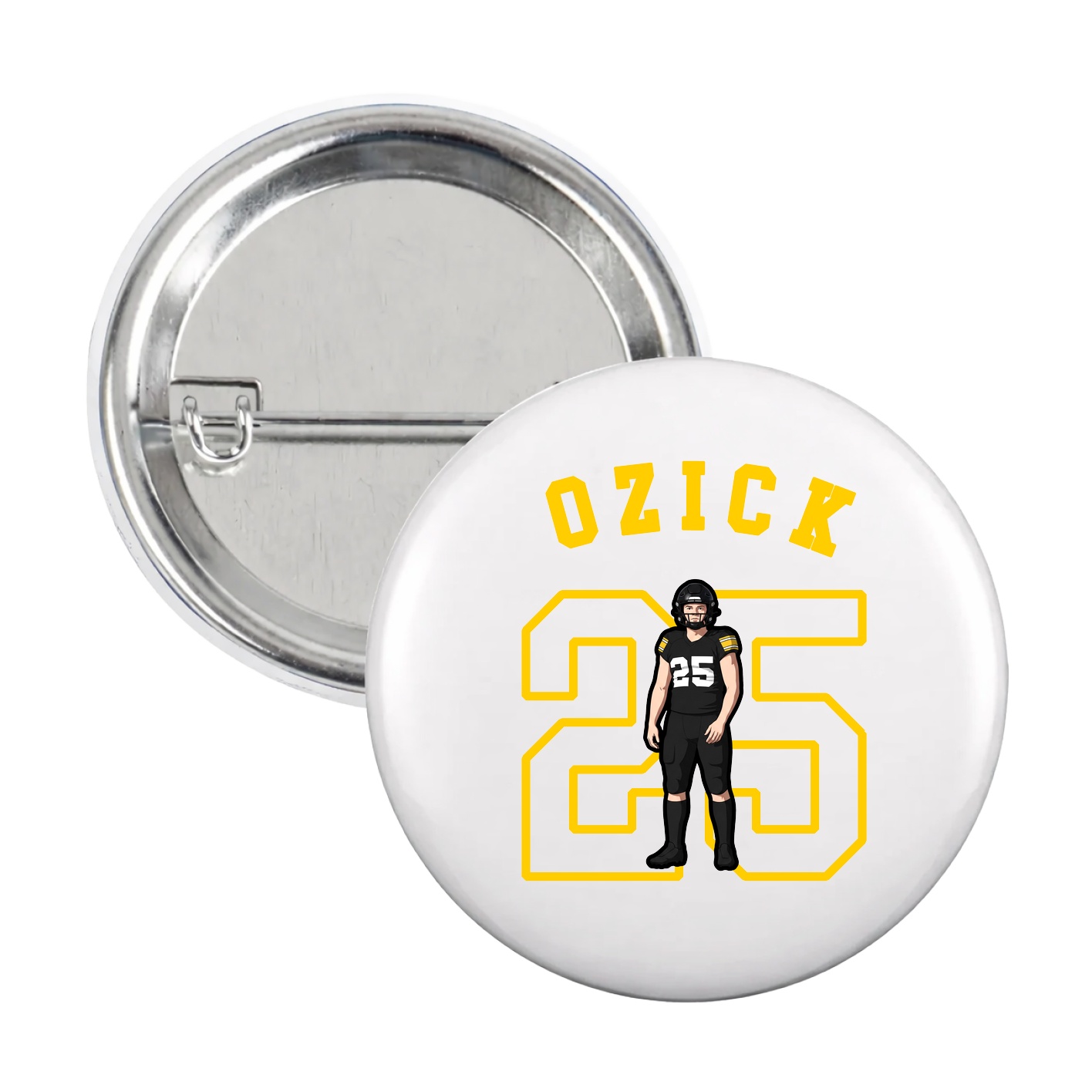 Game Day Button — Shirsey Arch in White