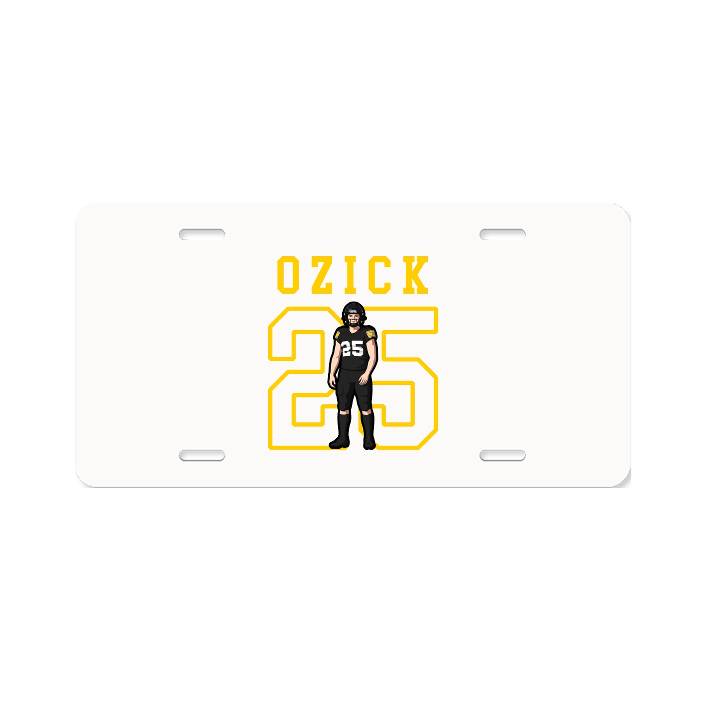 License Plate — Shirsey in Classic