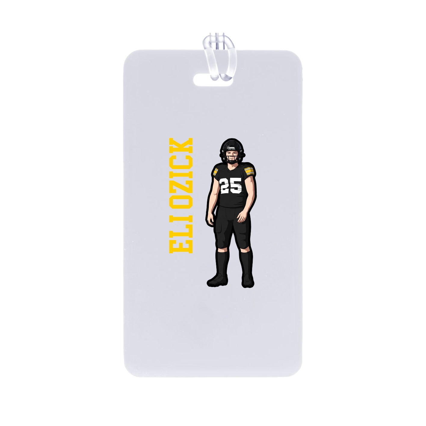 Bag Tag — Name Vertical in Classic
