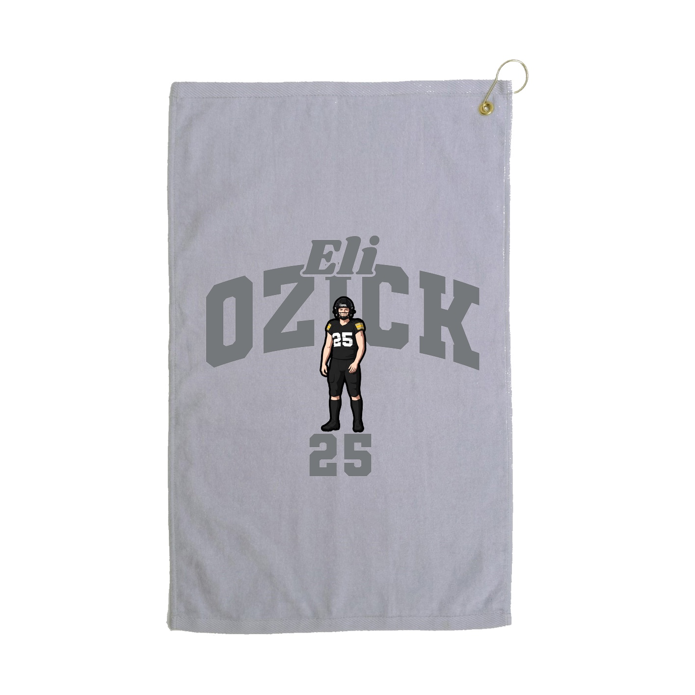 Golf Towel — Signature Arch in Grey