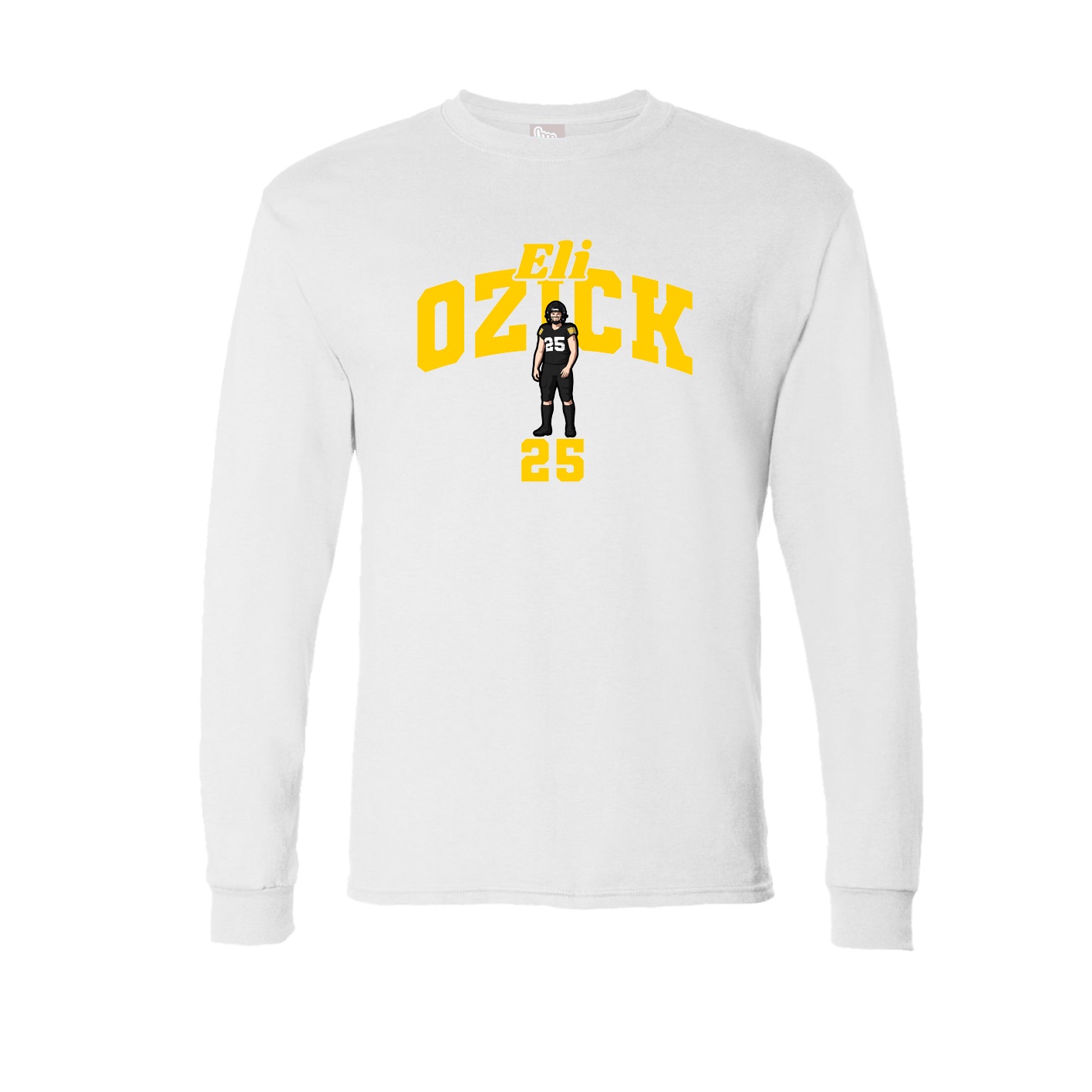Long Sleeve Tee — Signature Arch in White