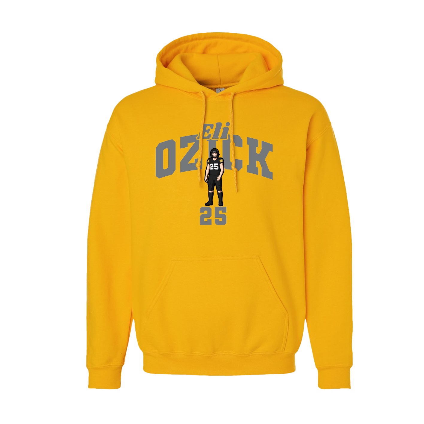 Hoodie — Signature Arch in Gold
