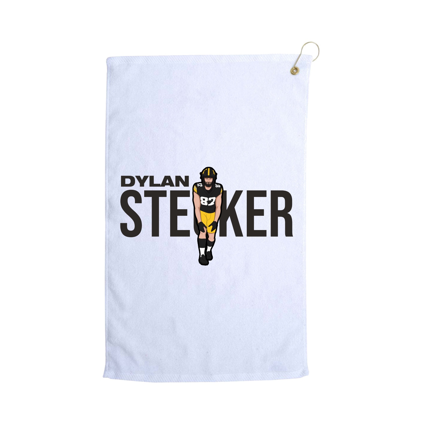 Golf Towel — Player Name in White