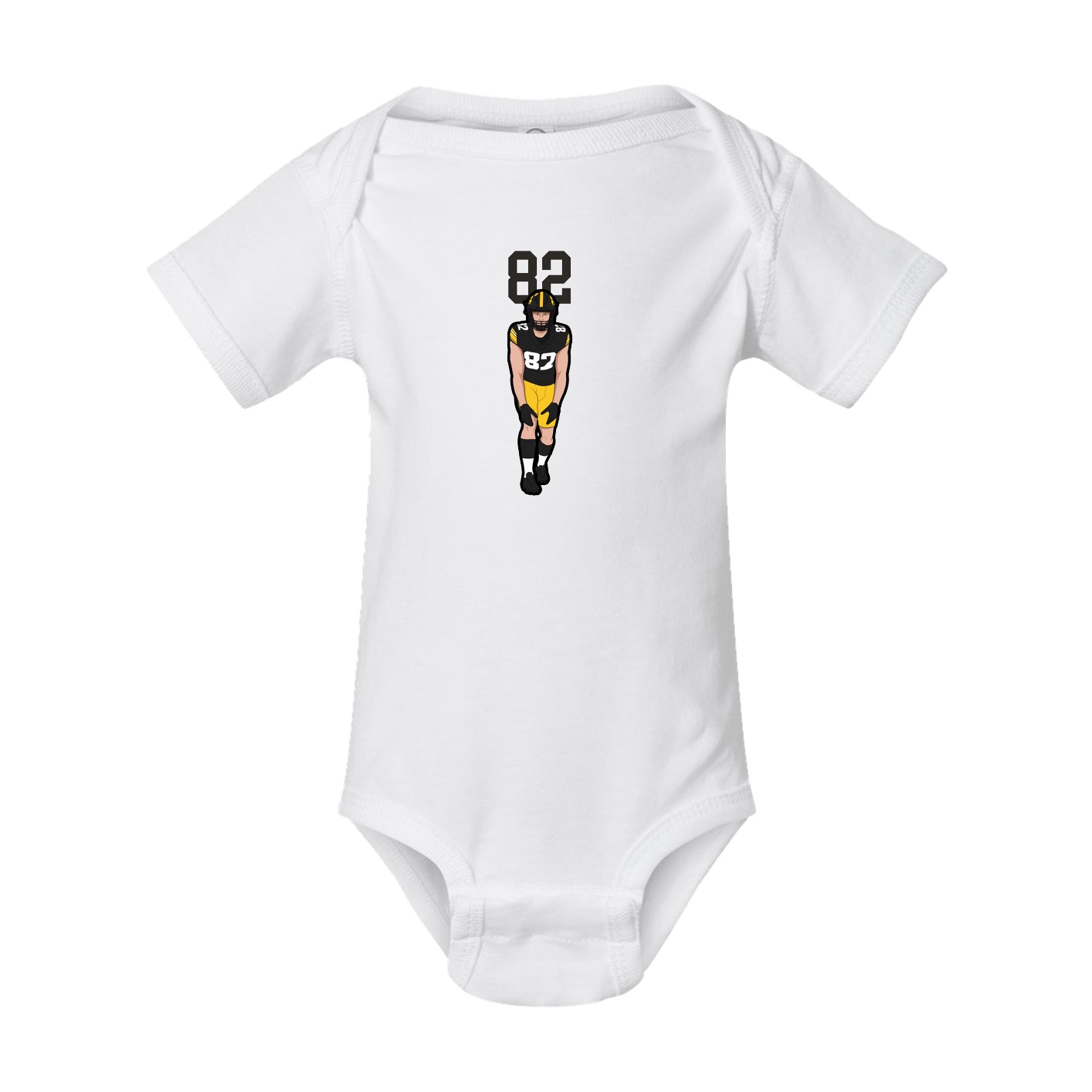 Baby Onesie — Number Top in White