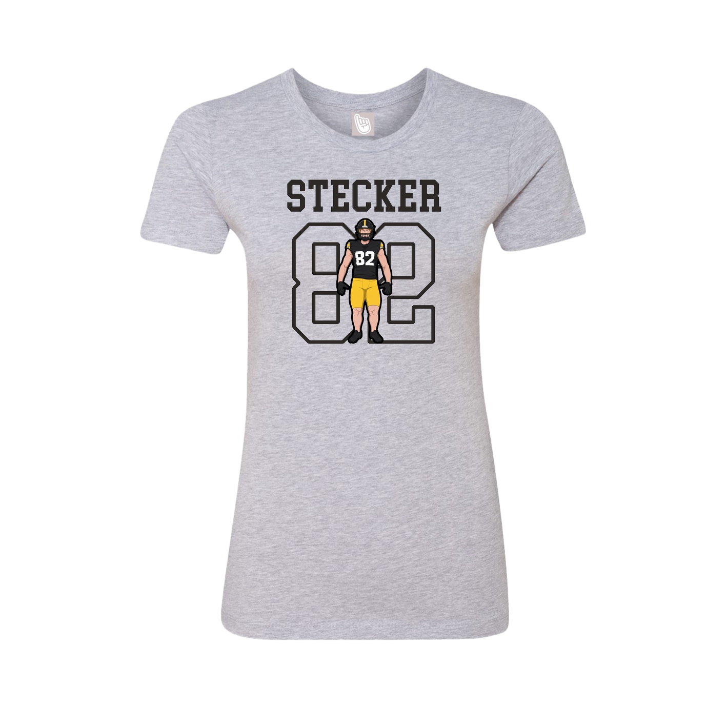 Fitted Women's Tee — Shirsey in Grey