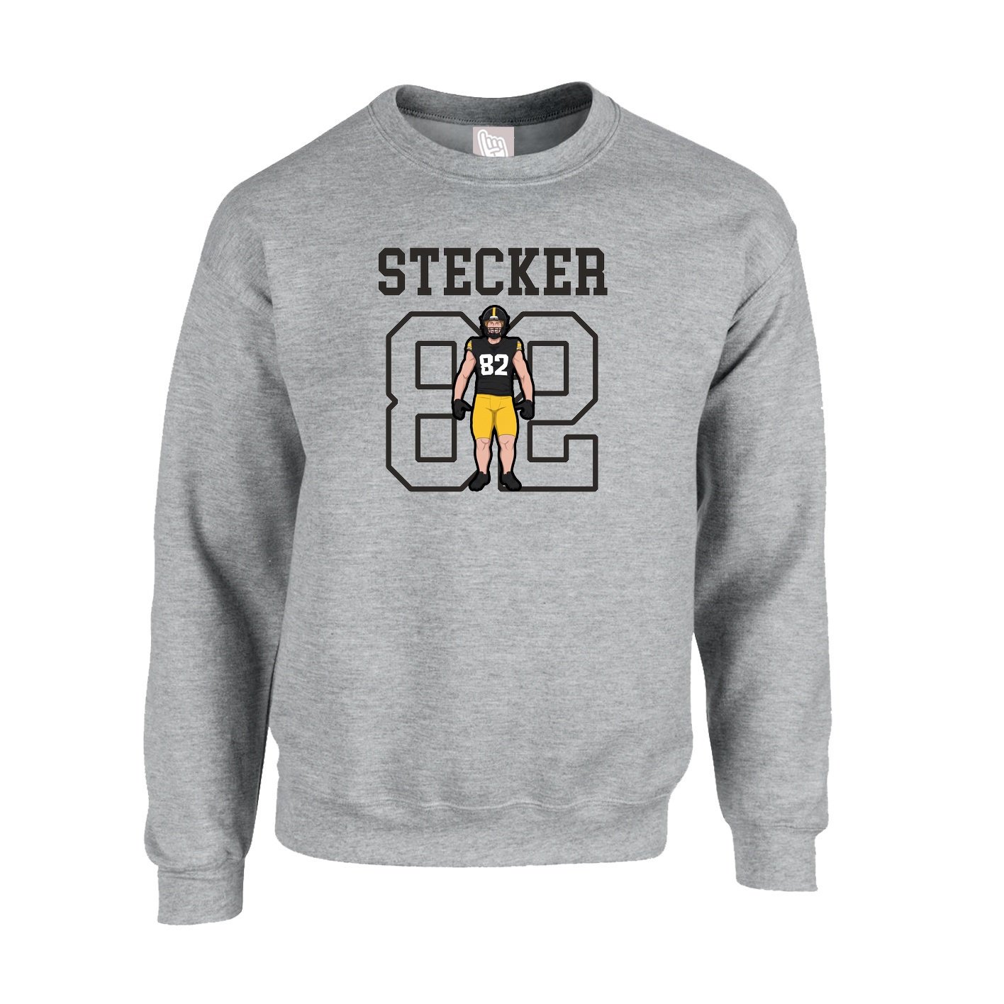 Fleece Crew — Shirsey in Grey