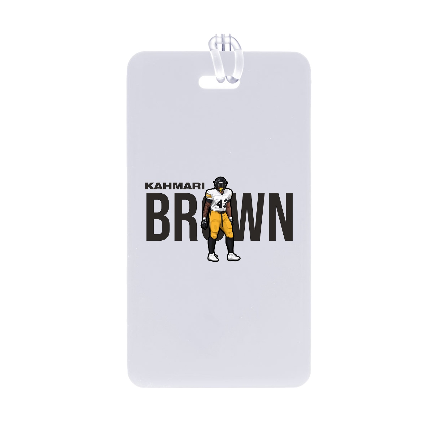 Bag Tag — Player Name in Classic