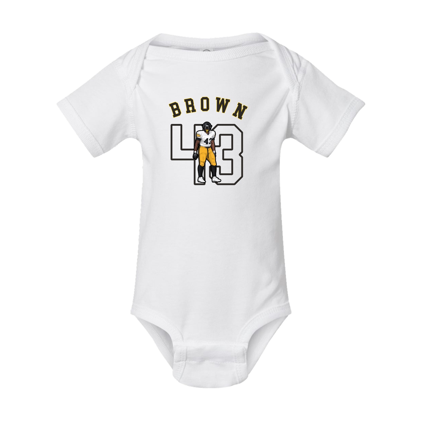 Baby Onesie — Shirsey Arch in White