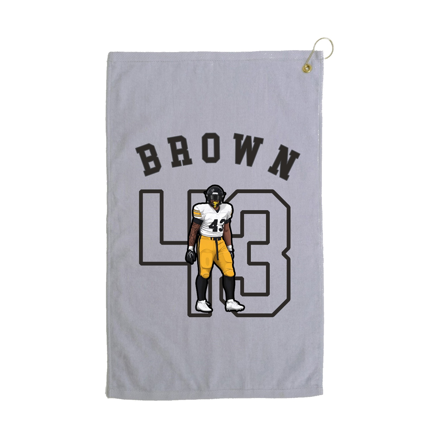 Golf Towel — Shirsey Arch in Grey