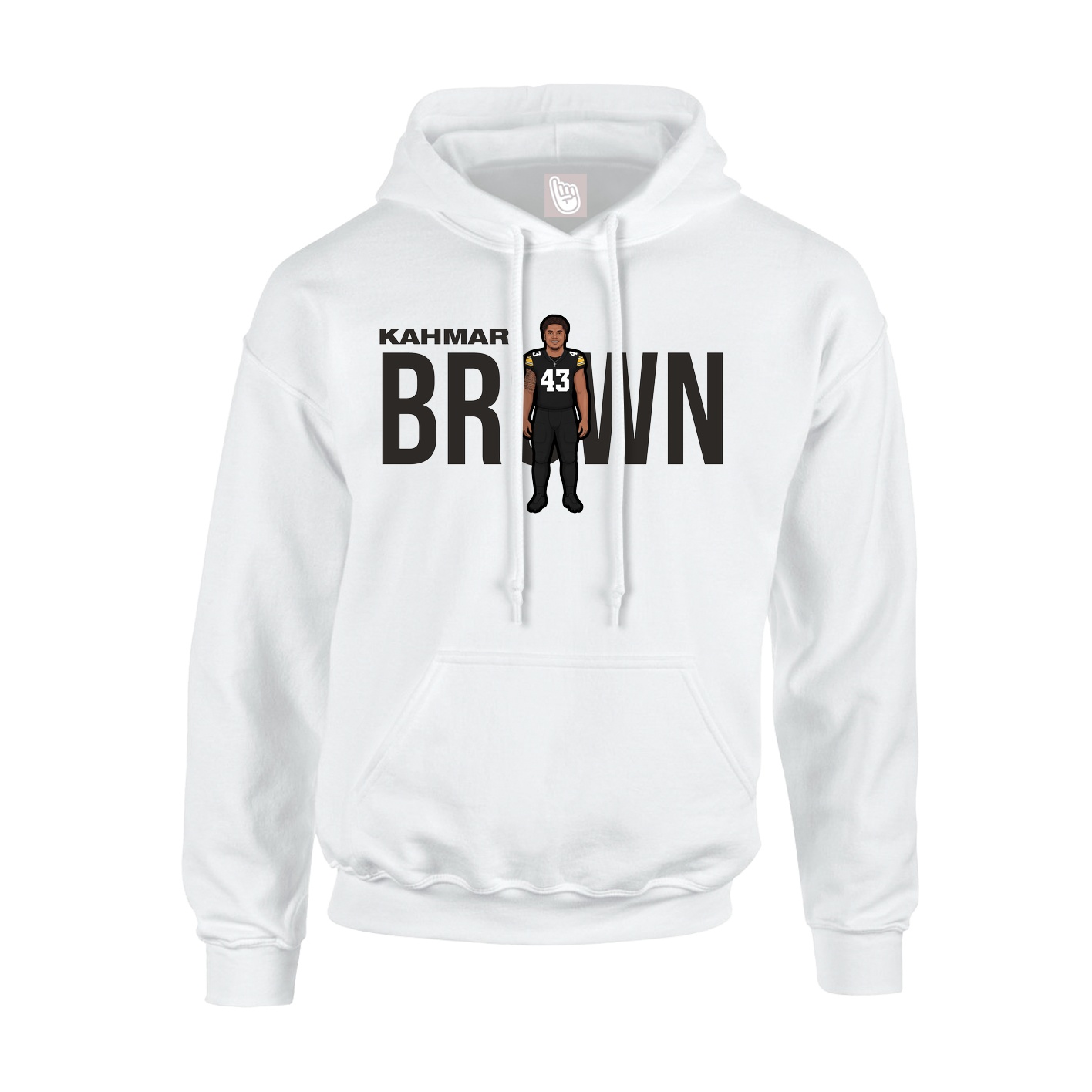 Hoodie — Player Name in White