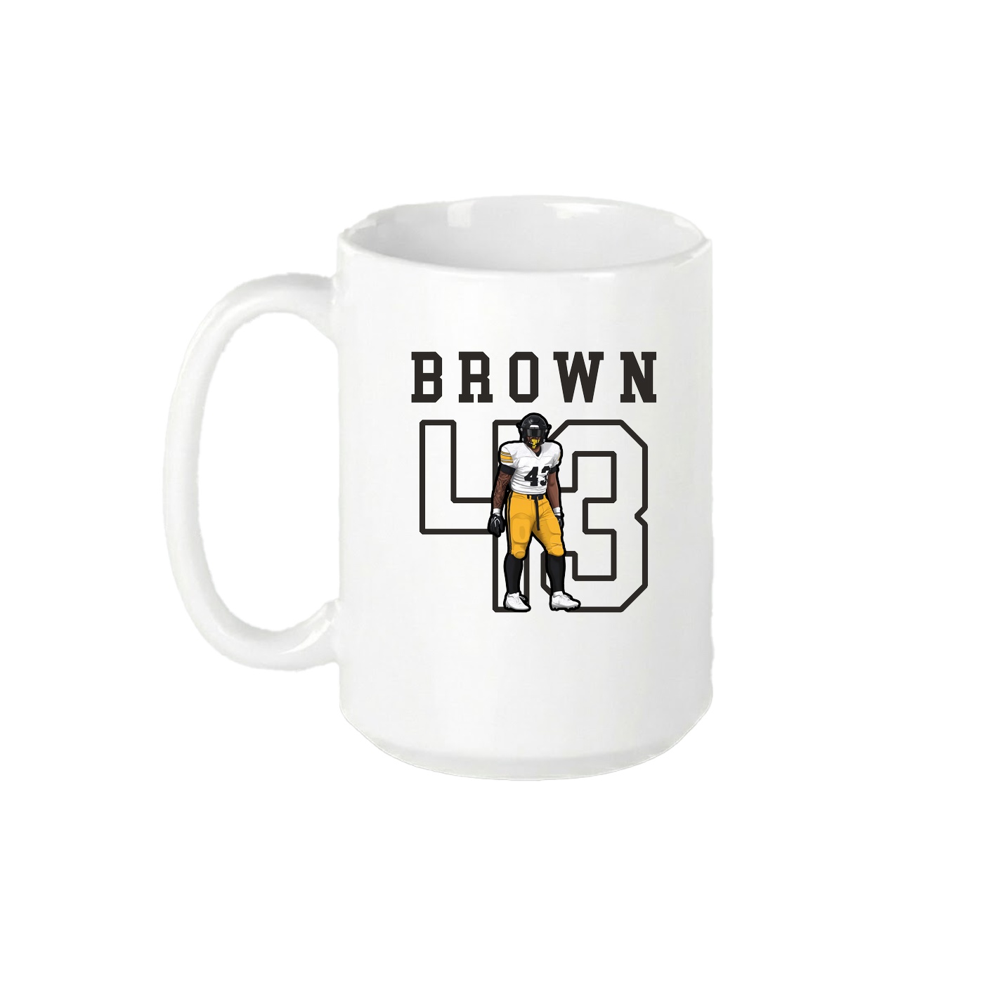 15oz Coffee Mug — Shirsey in White