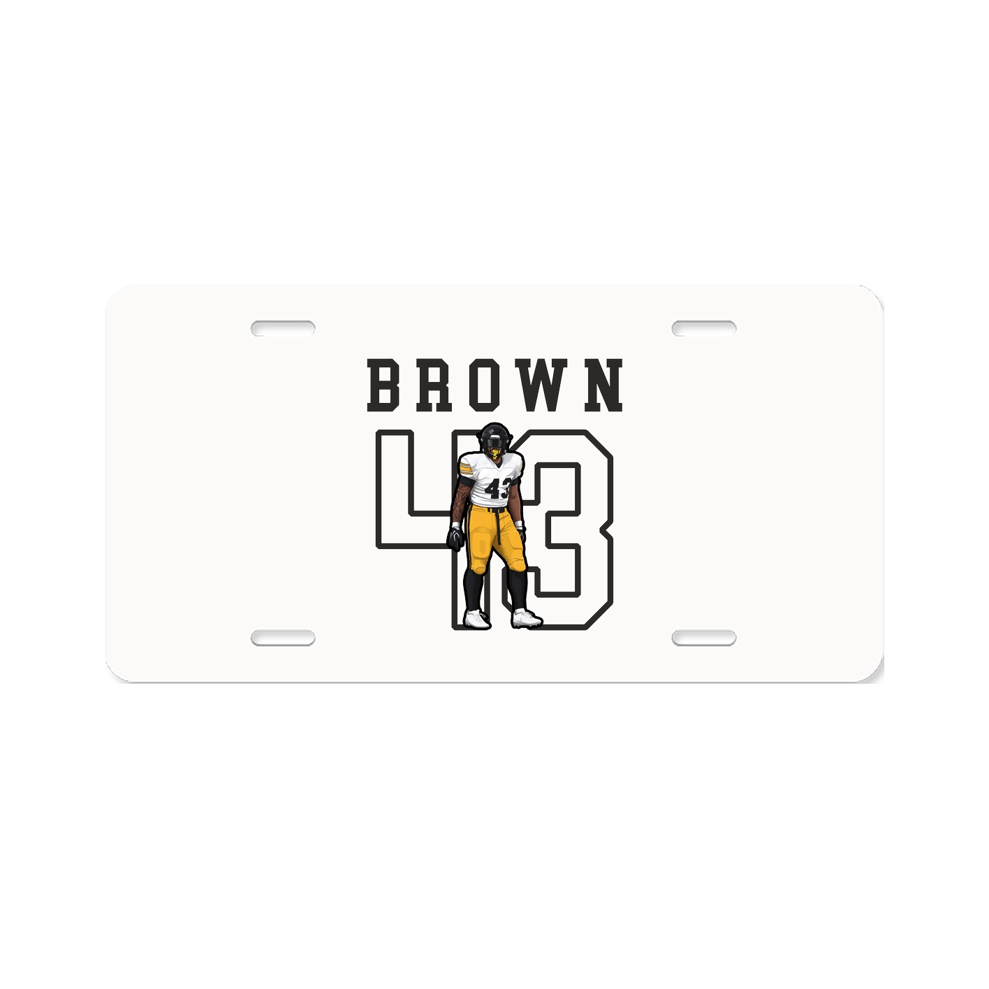License Plate — Shirsey in Classic