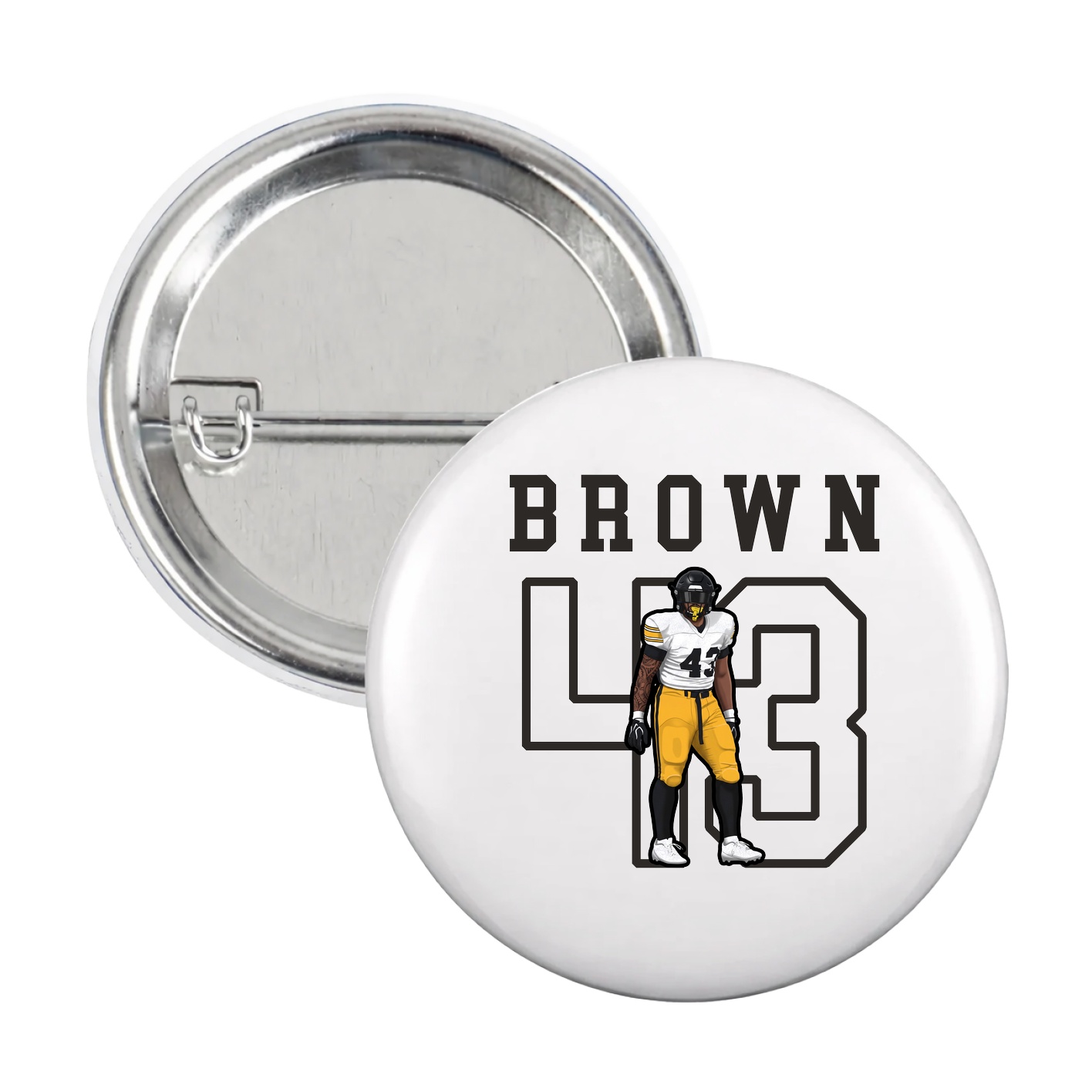 Game Day Button — Shirsey in White