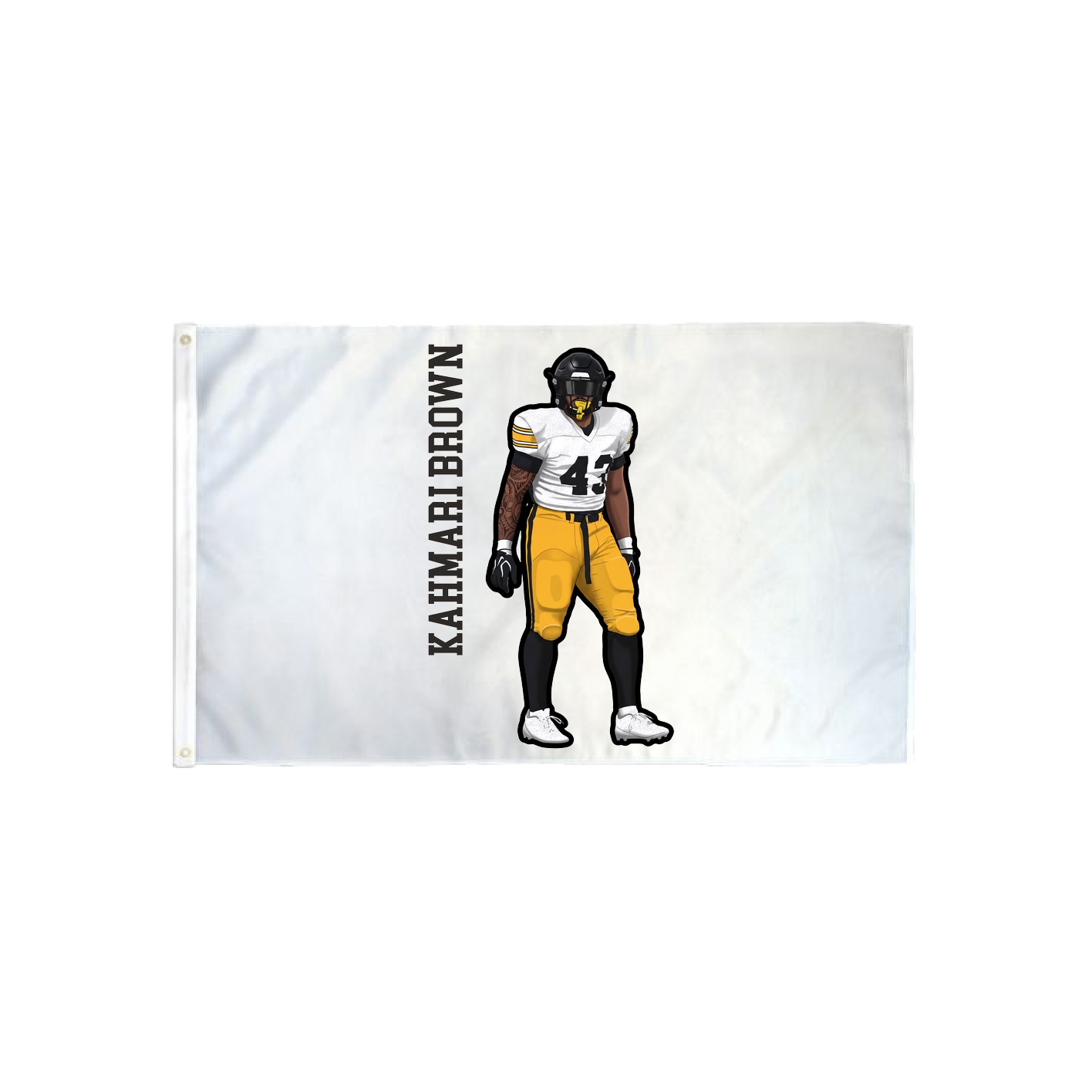3x5 Flag — Name Vertical in Classic