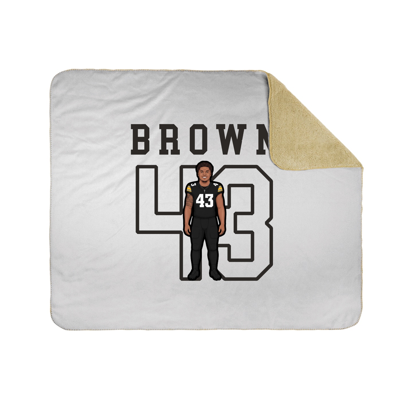 Throw Blanket — Shirsey in White