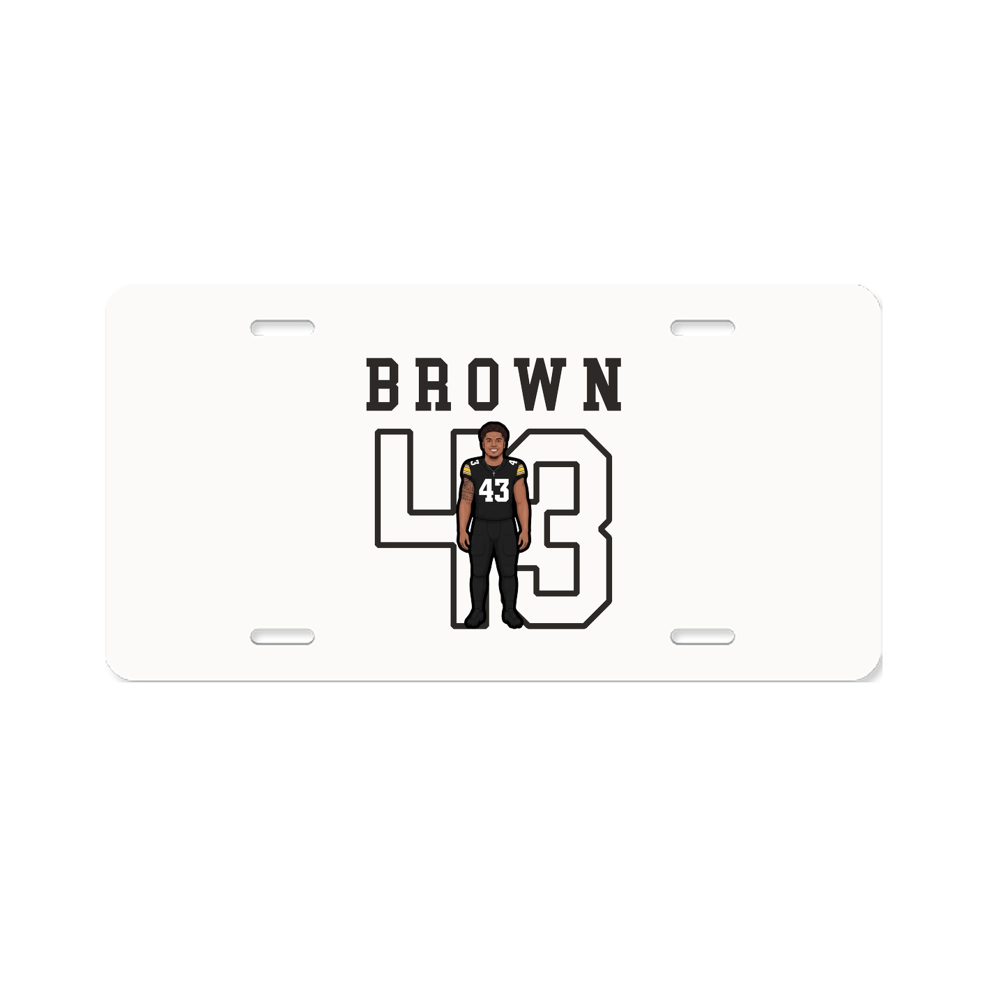 License Plate — Shirsey in Classic