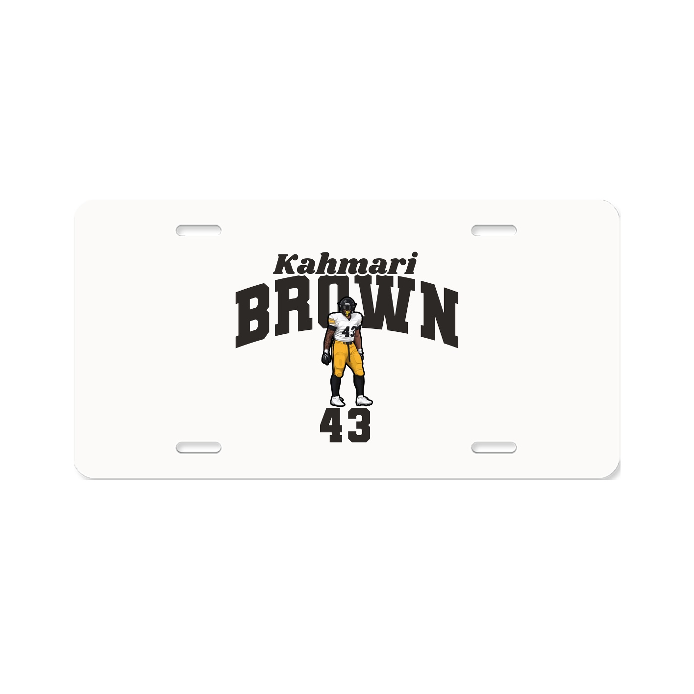 License Plate — Signature Arch in Classic