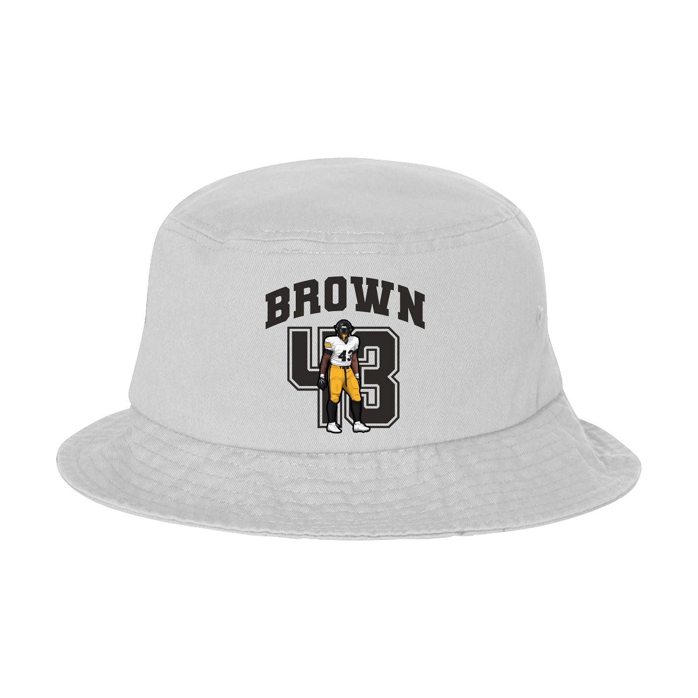 Bucket Cap — Number in White