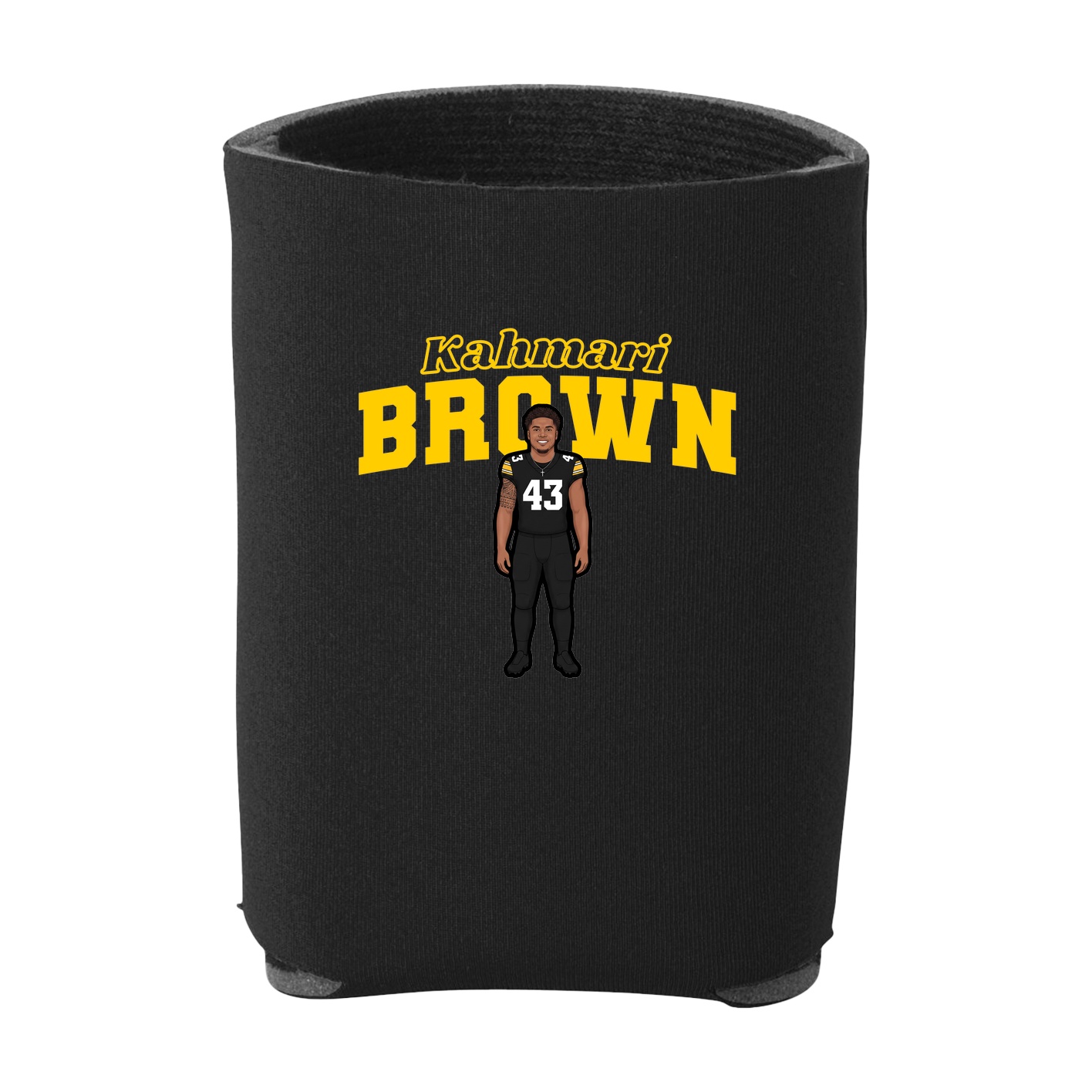 Can Holder — Name Arch in Black