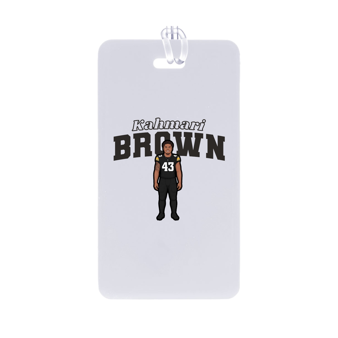 Bag Tag — Name Arch in Classic