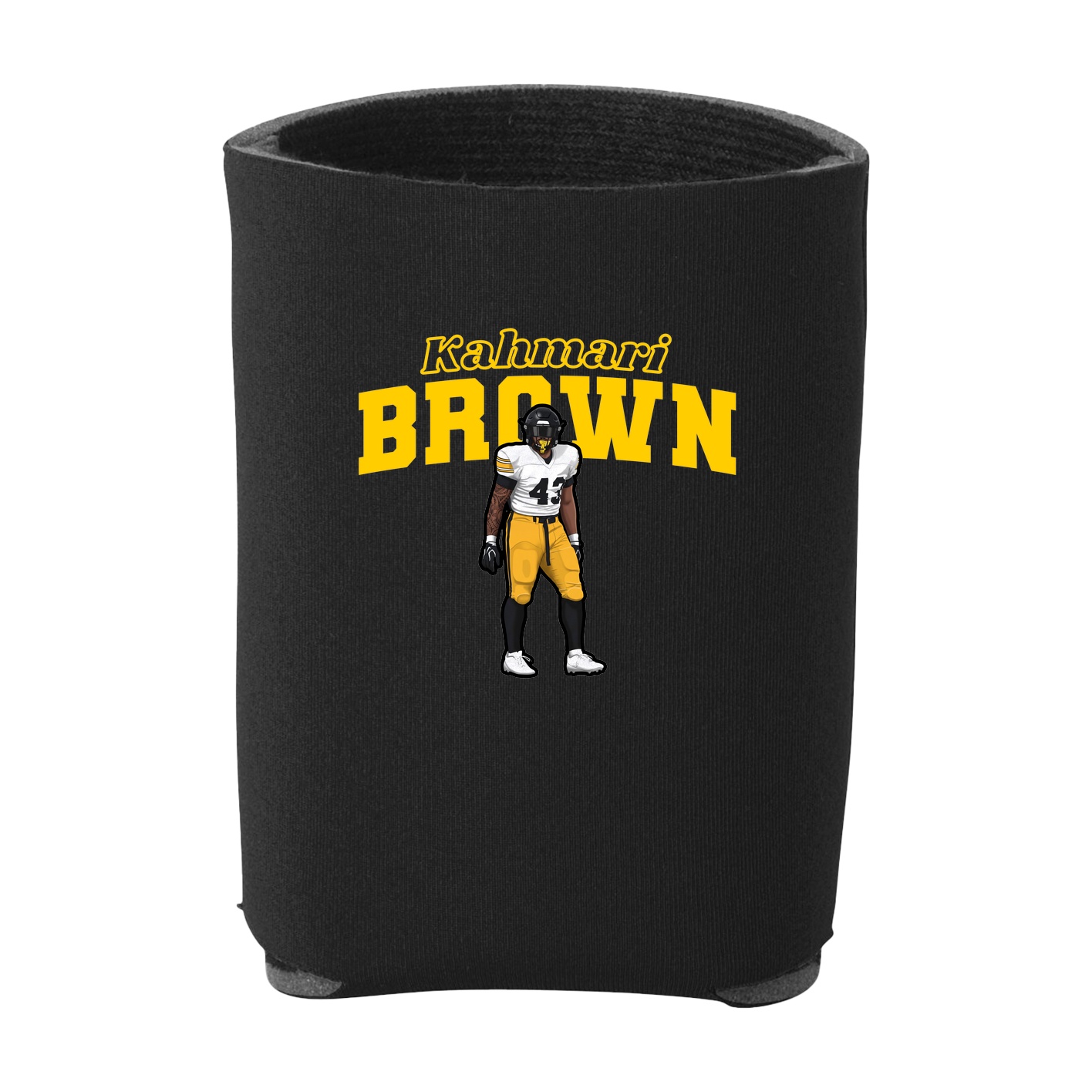 Can Holder — Name Arch in Black
