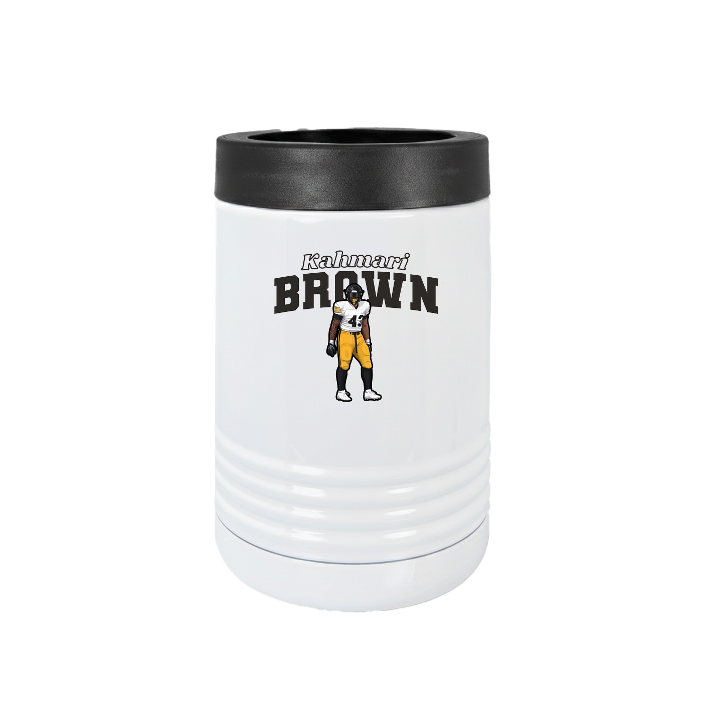 Beverage Holder — Name Arch in White