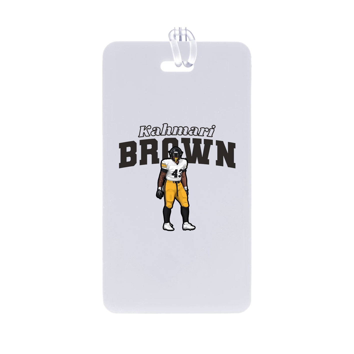 Bag Tag — Name Arch in Classic