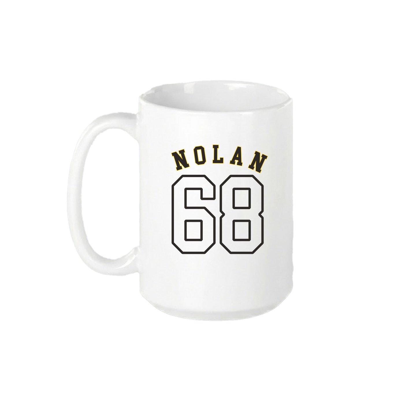 15oz Coffee Mug — Shirsey Arch in White