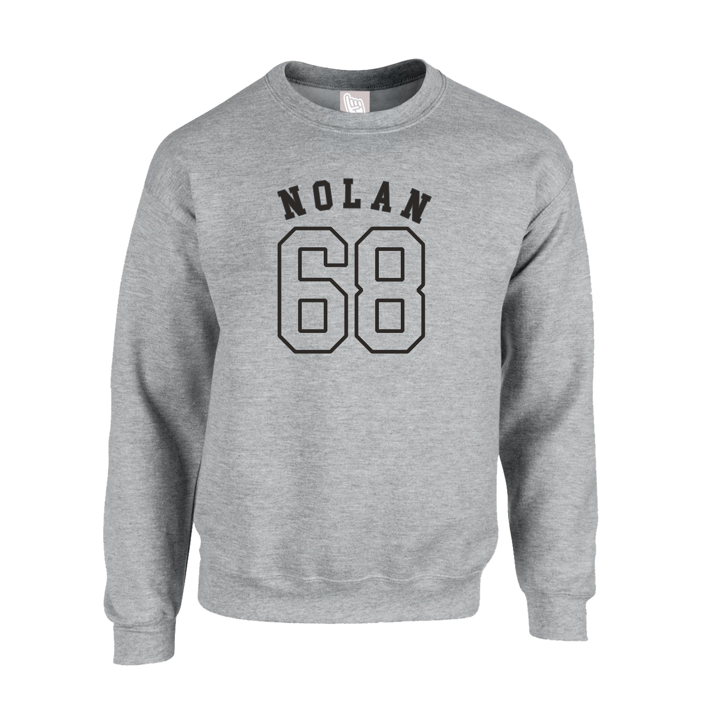 Fleece Crew — Shirsey Arch in Grey
