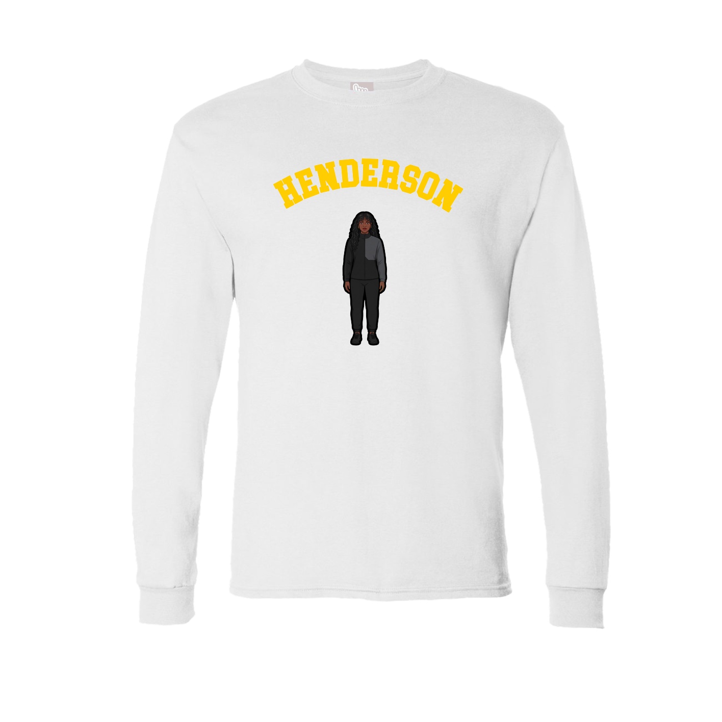Long Sleeve Tee — Shirsey Arch in White