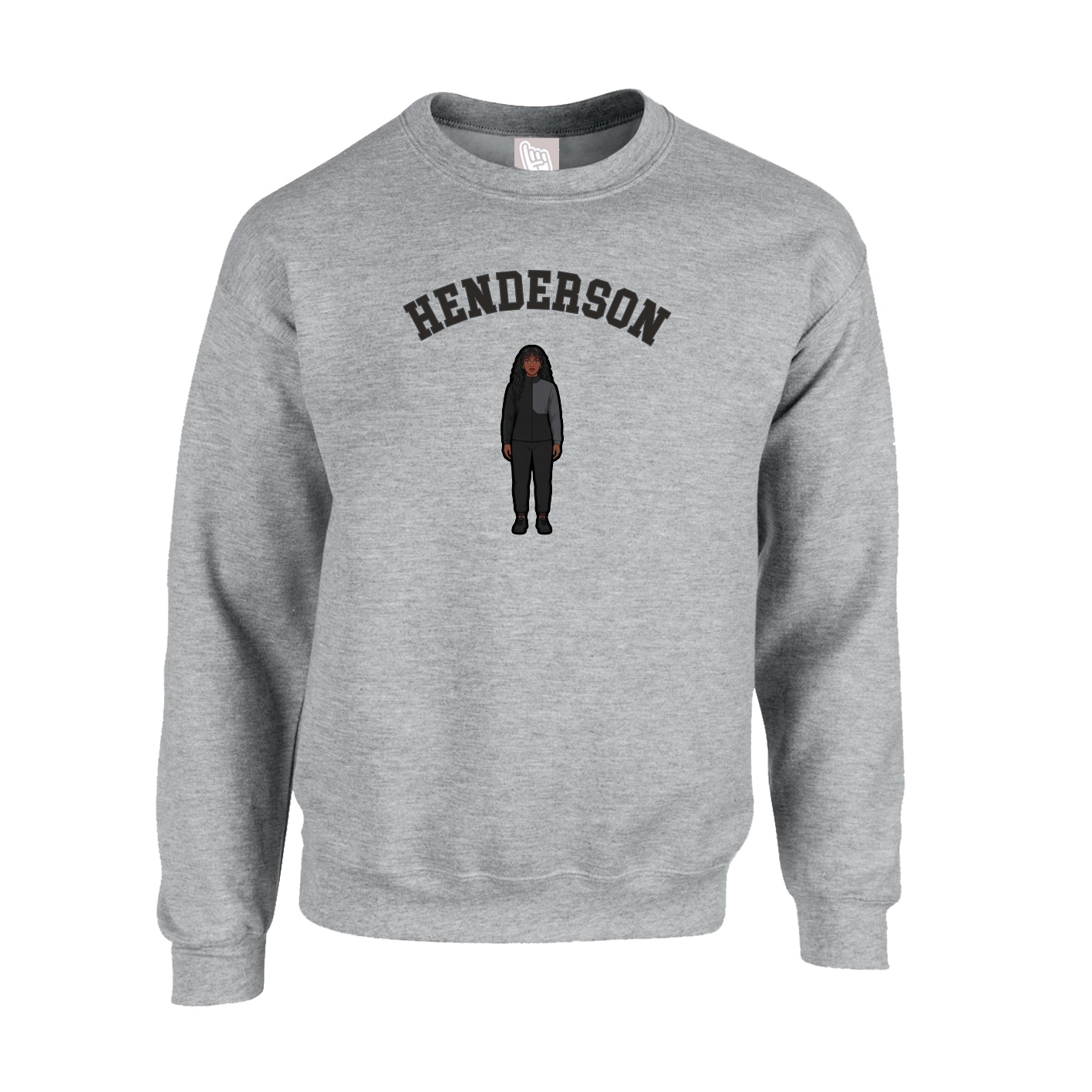 Fleece Crew — Shirsey Arch in Grey