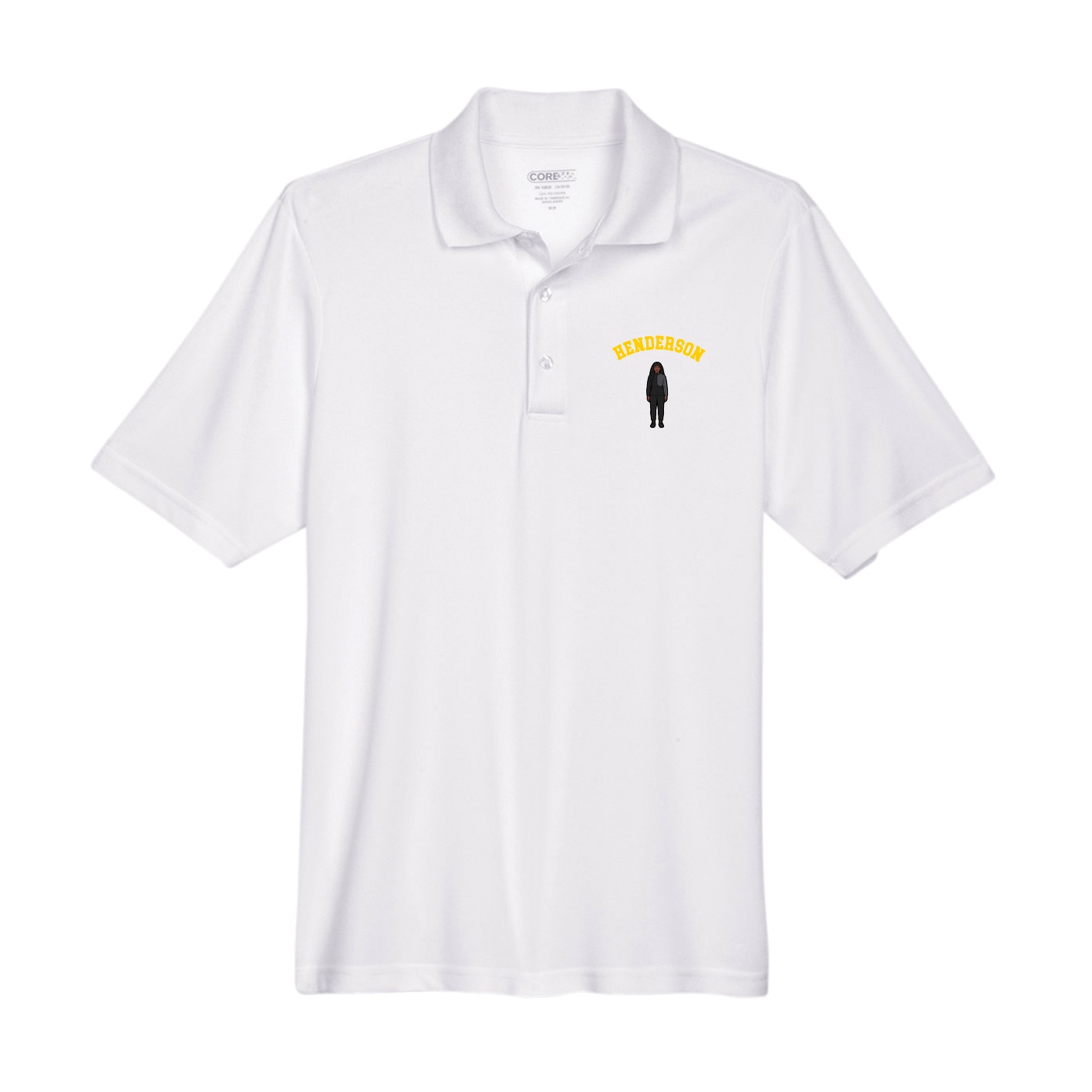 Performance Polo — Shirsey Arch in White
