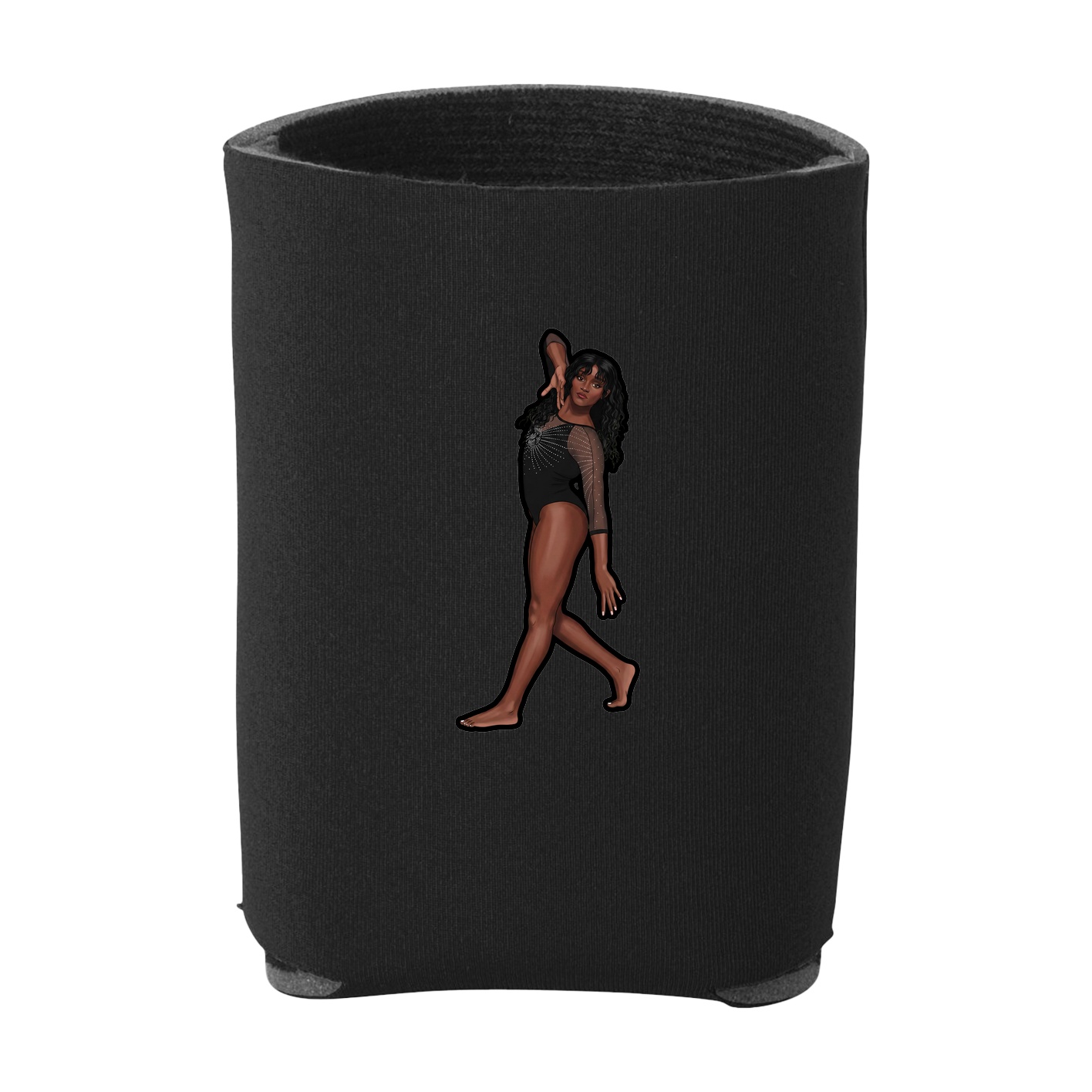 Can Holder — Name Vertical in Black