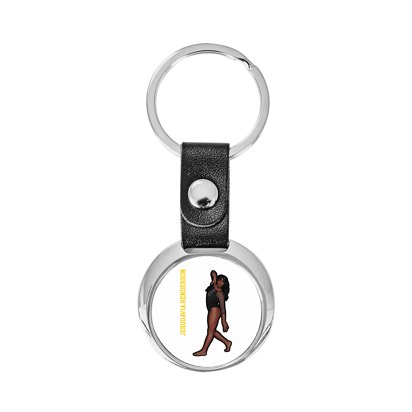 Key Chain — Name Vertical in Classic