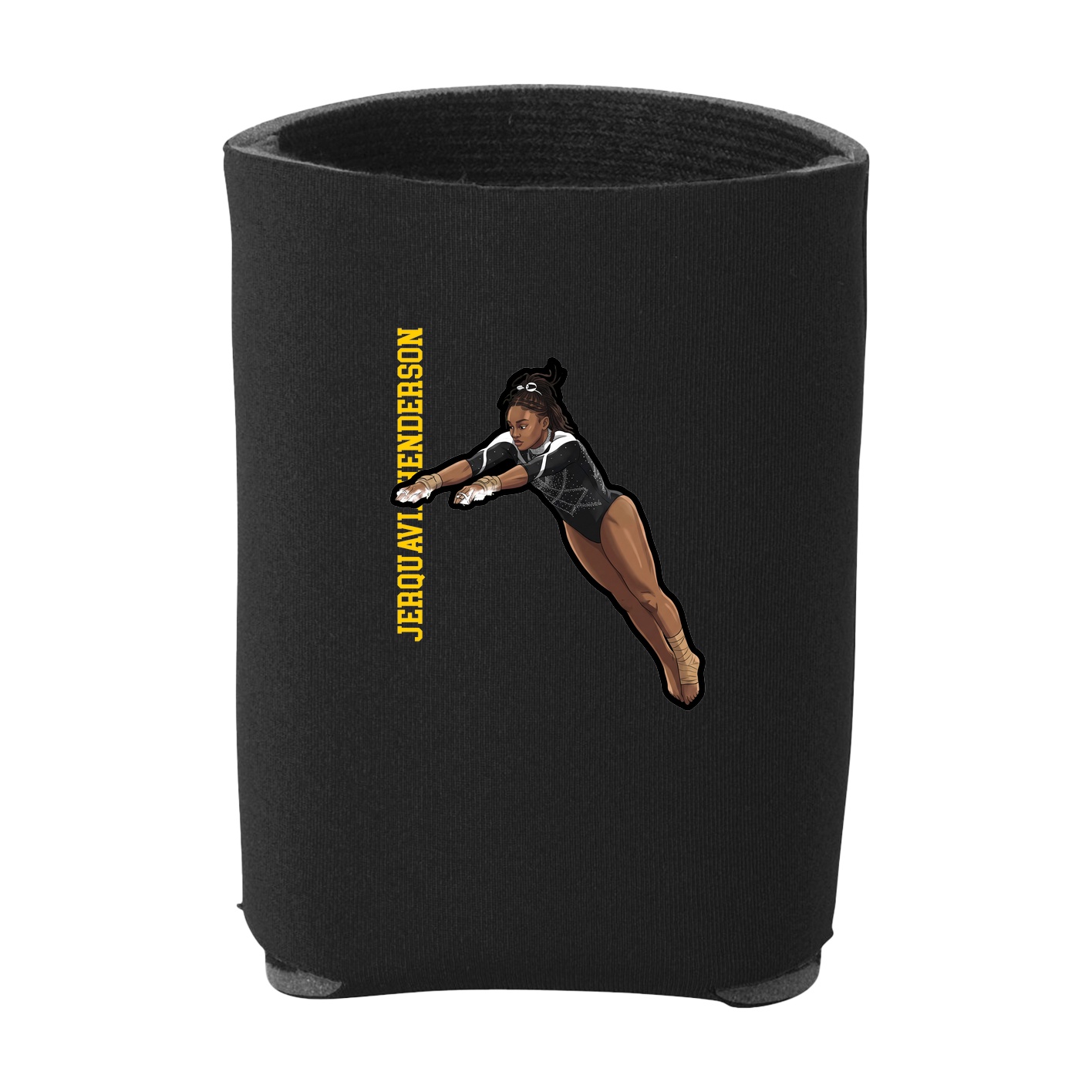 Can Holder — Name Vertical in Black