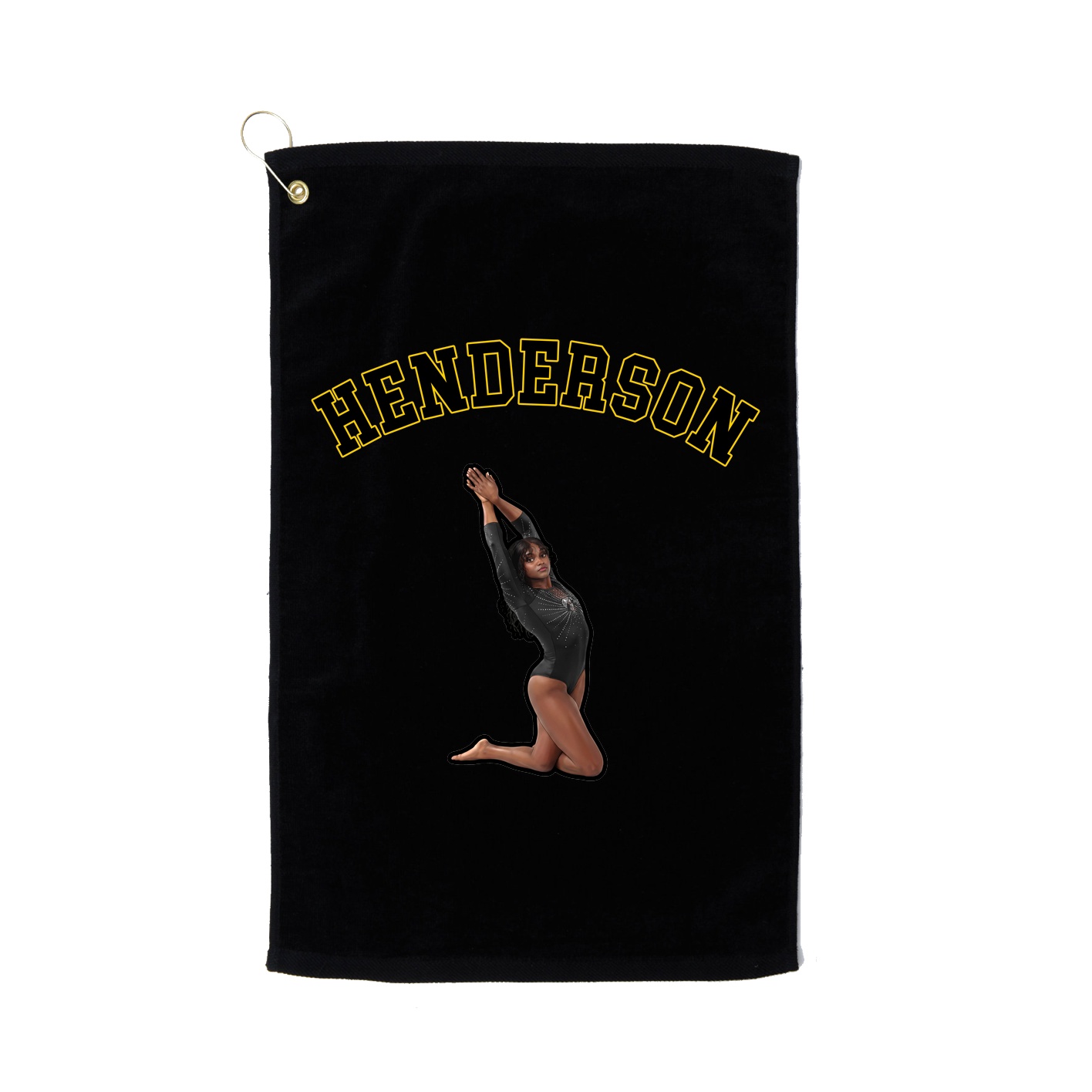 Golf Towel — Shirsey Arch in Black